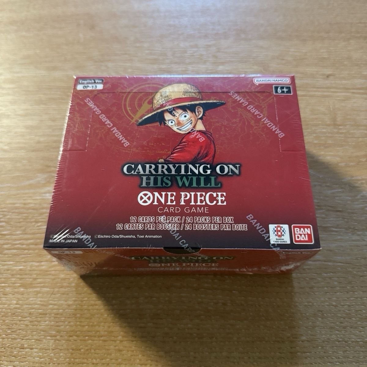 img_3383 One Piece OP13 Carrying On His Will Booster Box (English) - Image 1
