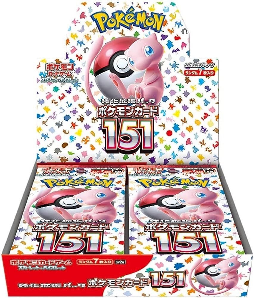 img_3661 Pokemon Card Game Scarlet & Violet Enhanced Expansion Pack ” Pokemon Card 151″ Box – Pokemon Card Japanese - Image 1