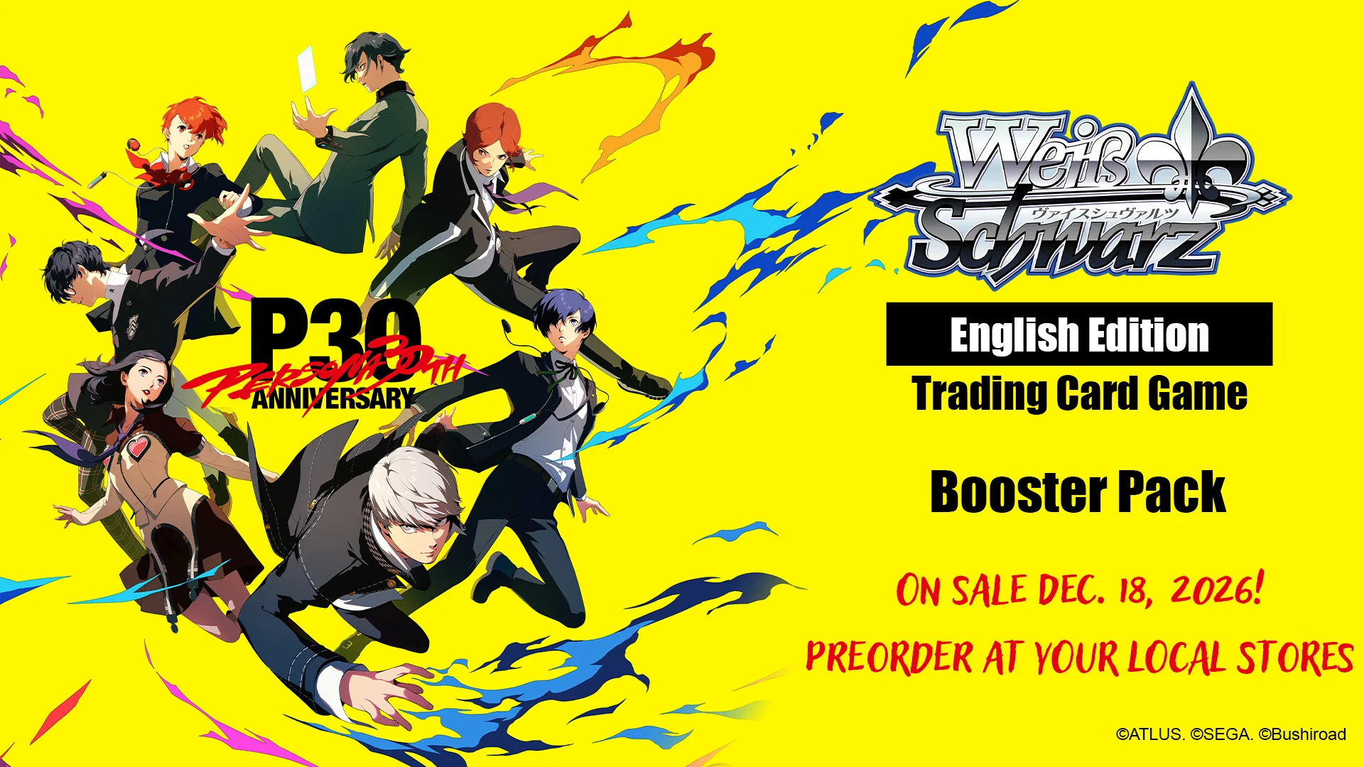 1920x1080-2-3 PRE-ORDER Weiss Schwarz: Persona 30th Anniversary - ENGLISH Edition Booster Box - Image 1