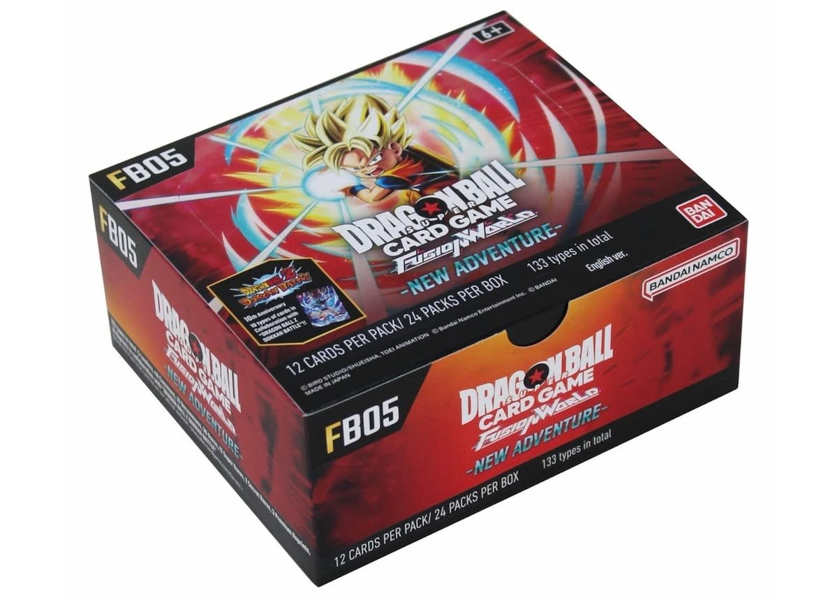 IMG_3518 Dragon Ball Super Card Game Fusion World FB05 “New Adventure” English Booster Box - Image 1