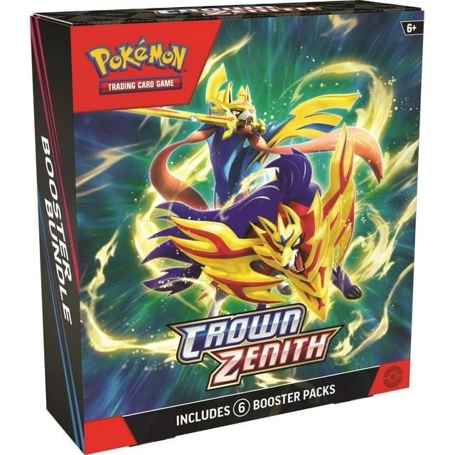 img_3780 Pokémon Crown Zenith Booster Bundle – 6 Booster Packs - Image 1